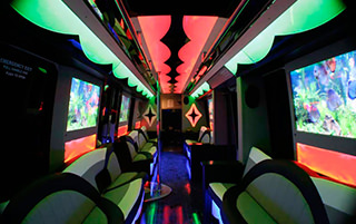 party buses for comfortable long distance travel