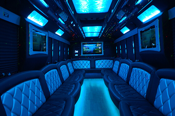  34 passenger party bus